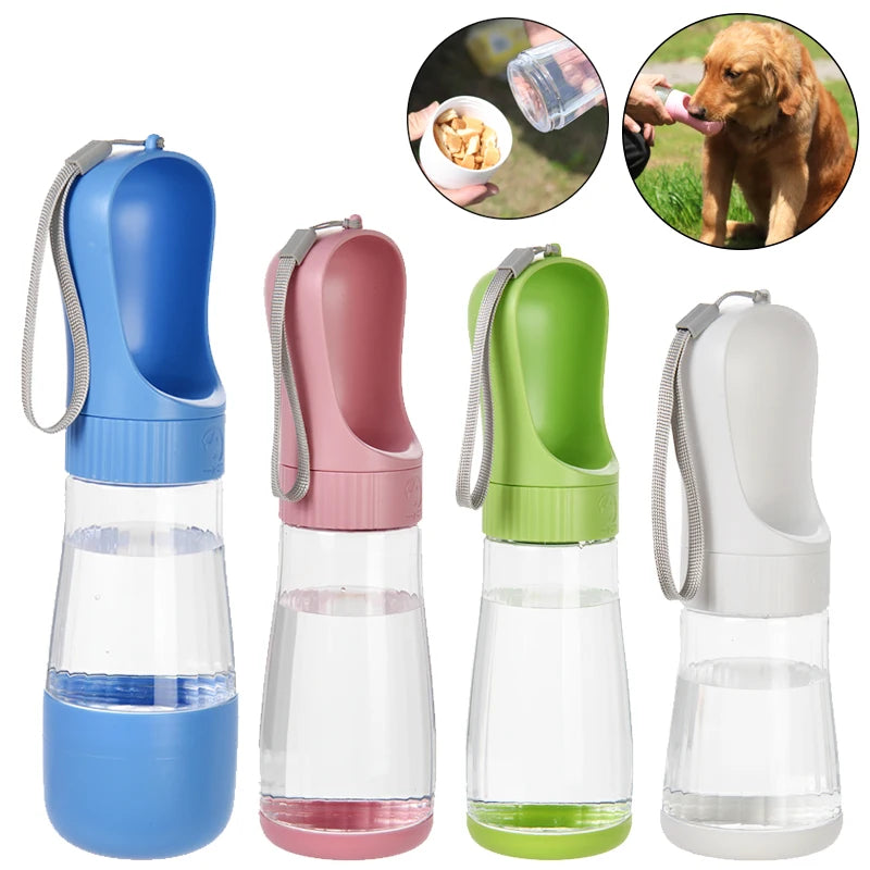 Zinziba Draagbare Honden Waterfles Met Voedsel Container™