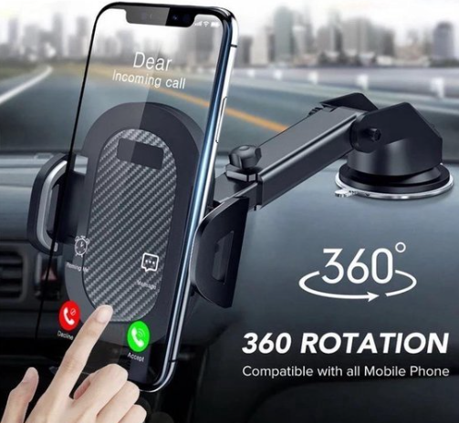 Zinziba telefoonhouder voor op het dashboard of voorruit™