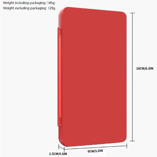 Zinziba™ game card holder geschikt voor 24 nintendo switch games