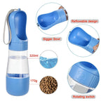 Zinziba Draagbare Honden Waterfles Met Voedsel Container™