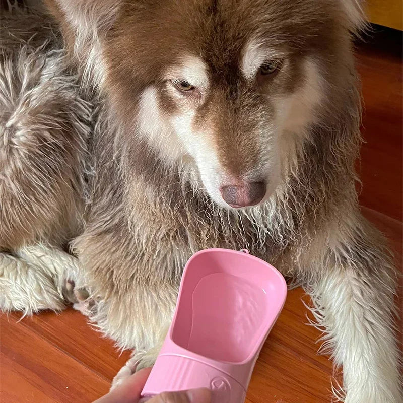 Zinziba Draagbare Honden Waterfles Met Voedsel Container™