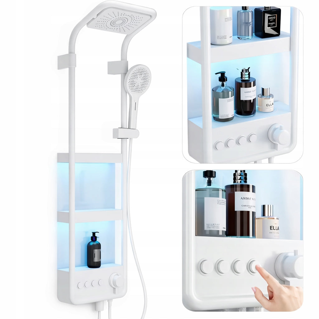 Zinziba™ led waterval regendouche digitaal display ontspanning massage