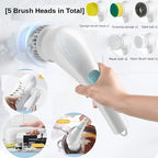 Zinziba 5 in 1 Multifunctionele Electrische Schoonmaakborstel™