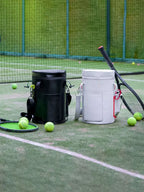 Zinziba ProServe Tennistrainer 50™ - Tennismachine met afstandsbediening - 50 ballen - 16-80km/h - Bluetooth - Verstelbare lanceerhoek - Oplaadbaar